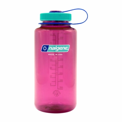 Water Bottle Nalgene Wide Mouth 1000 ml Electric Magenta