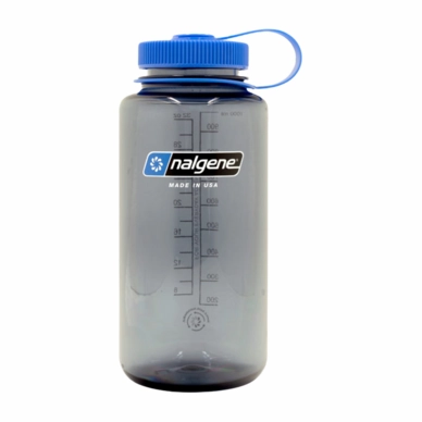 Water Bottle Nalgene Wide Mouth 1000 ml Gray