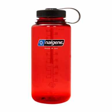 Water Bottle Nalgene Wide Mouth 1000 ml Red