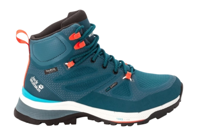 Chaussures de Randonnée Jack Wolfskin Women Force Striker Texapore Mid Blue Coral
