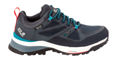 Wandelschoen Jack Wolfskin Women Force Striker Texapore Low Dark Blue Blue