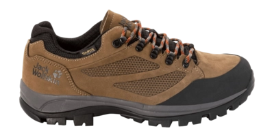 Wanderschuh Jack Wolfskin Men Rebellion Texapore Low Brown Red