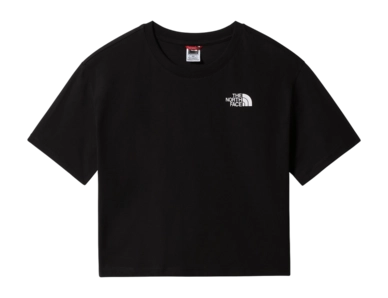 T-Shirt The North Face Cropped Simple Dome Tee TNF Black Damen