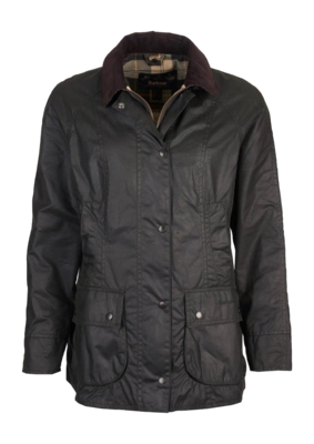 Jas Barbour Women Beadnell Wax Jacket Sage