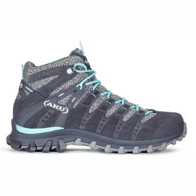Chaussures de Randonnée AKU Women Alterra Lite Mid GTW Anthracite Light Blue
