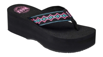 Flip Flops Reef Women Sandy Hi Black Malibu