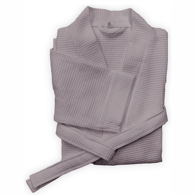 Bademantel Heckett and Lane Wafel Lang Unisex Quail Lilac