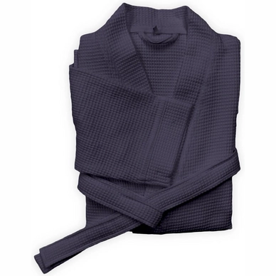 Peignoir Heckett and Lane Wafel Long Velvet Purple
