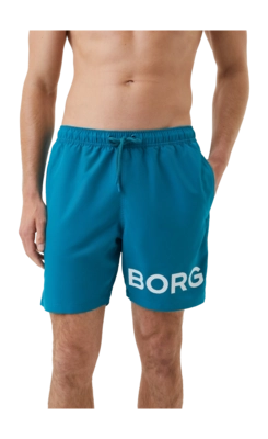 Zwembroek Björn Borg Men Borg Swim Shorts Crystal Teal
