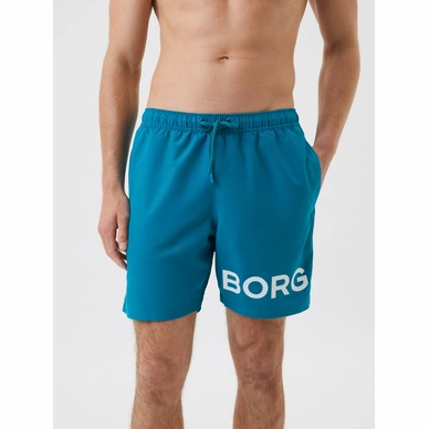 Zwembroek Björn Borg Men Borg Swim Shorts Crystal Teal