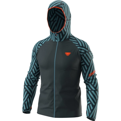 Windjacke Dynafit Trail Graphic Wind Men Storm Blue Razzle Dazzle