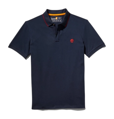 Polo Timberland Men SS Jacquard YD Dark Sapphire
