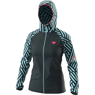 Windjacke Dynafit Trail Graphic Wind Women Marine Blue Razzle Dazzle