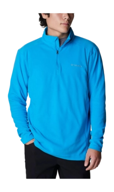 T-shirt Columbia Homme Klamath Range II Half Zip Compass Blue