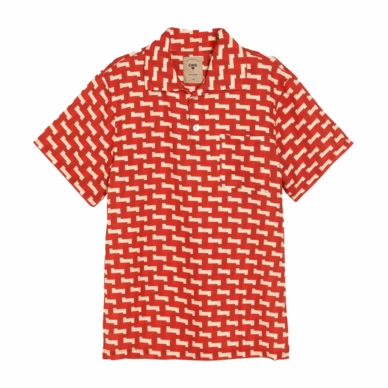 Polo OAS Homme Red Layer Zig Girona Lin