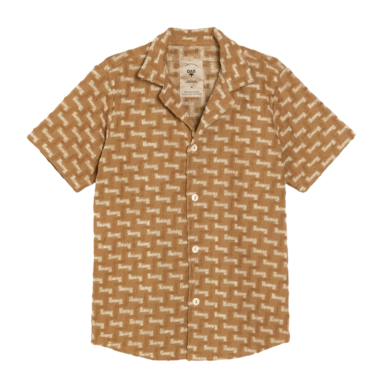 Chemise OAS Homme Camel Layer Zig Cuba Terry