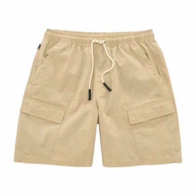 Kurze Hose OAS Beige Cargo Linen Herren