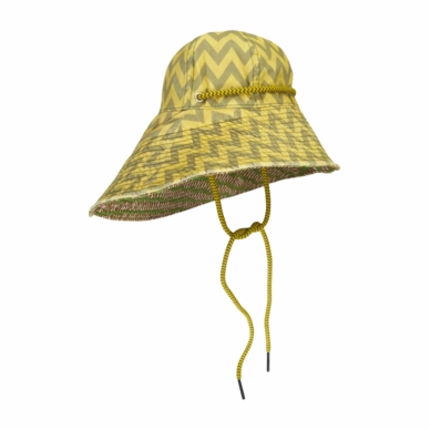 Hoed OAS Women Greeny Zig Zag Brim Canvas