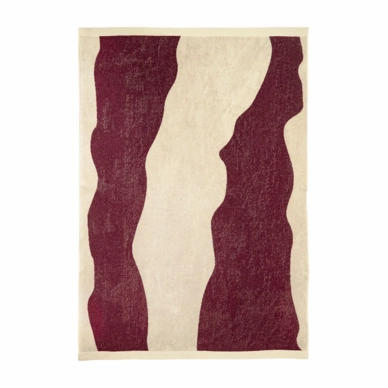 Strandtuch OAS Burgundy Bone Towel (100 x 150 cm)