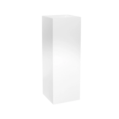 Bloempot Pottery Pots Essential Yang Matte White 35 x 35 x 100 cm