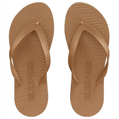 Slipper Sleepers Women Slim Wide Strap Sand