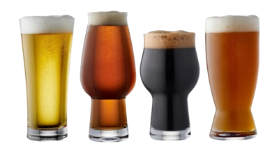 Bierglas Lyngby Glas Krystal Assorted Clear (4-delig)