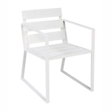 Tuinstoel Borek Samos Alu Wit