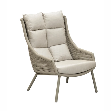 Lage Fauteuil Borek Aveiro Slate / Dune