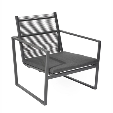 Lage Fauteuil Borek Andria Donkergrijs / Sooty