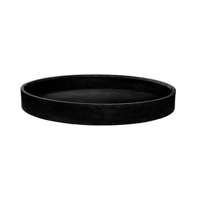 Bloempot Pottery Pots Natural Max Low XXXL Black 120 x 14 cm
