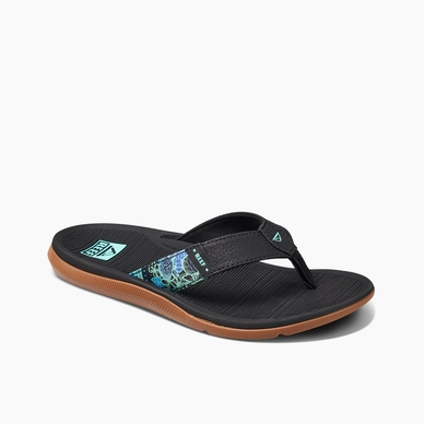 Slipper Reef Women Santa Ana Black Multi