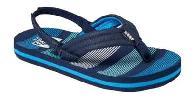 Tongs Reef Enfant Little Ahi Deep Sea Stripes
