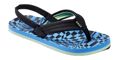 Tongs Reef Enfant Little Ahi Swell Checkers