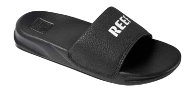 Sandals Reef Kids One Slide Black White '25