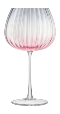 Cocktailglas L.S.A. Dusk Balloon Glas Roze Grijs 650 ml (2-Delig)