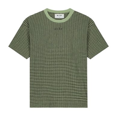Tee Olaf Women Seersucker Green Check