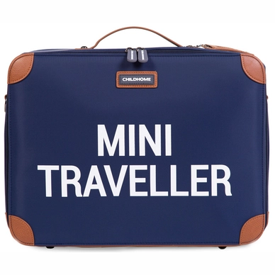 Valise Childhome Mini Traveller pour Enfants Bleue/Blanche
