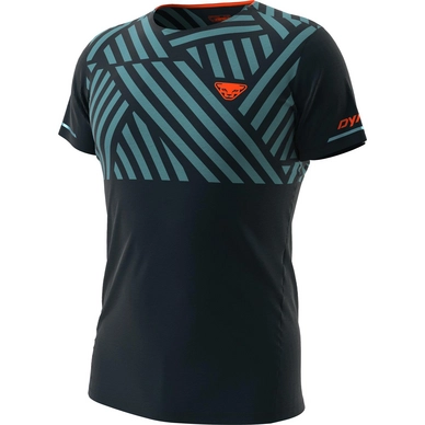 Laufshirt Dynafit Trail Graphic Men Storm Blau Razzle Dazzle