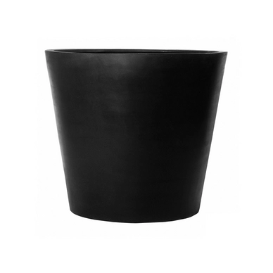 Bloempot Pottery Pots Natural Jumbo Bucket M Black 98 x 85 cm