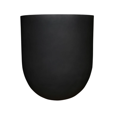 Bloempot Pottery Pots Refined Jumbo Lex L Volcano Black 114 x 125,5 cm