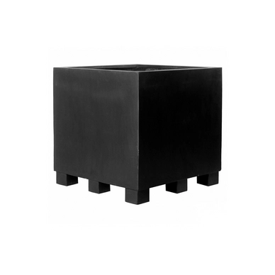 Bloempot Pottery Pots Natural Jumbo L Feet Black 90 x 90 x 90 cm