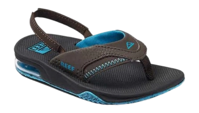 Sandaal Reef Kids Little Fanning Black Brown Blue