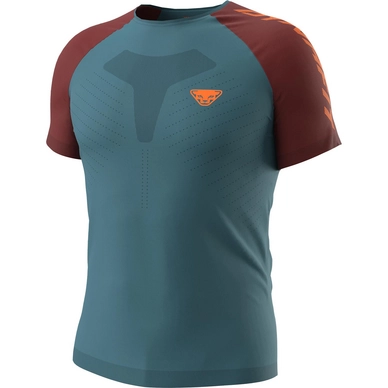Hardloopshirt Dynafit Men Ultra 3 S-Tech Short Sleeve Mallard Blue