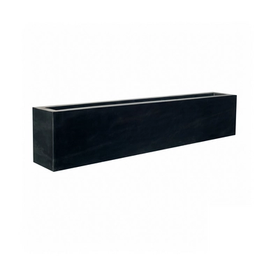 Bloempot Pottery Pots Natural Jort Middle High Black 200 x 30 x 40 cm