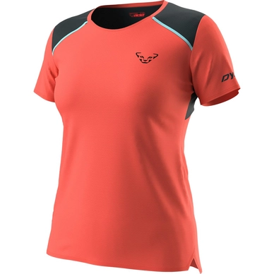 Running Shirt Dynafit Women Sky Hot Coral