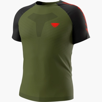 Laufshirt Dynafit Ultra 3 S-Tech Short Sleeve Men Winter Moos