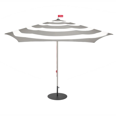 Parasol Fatboy Stripesol Light Grey Black (Pied de parasol inclus)