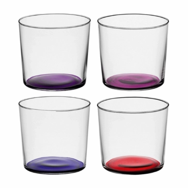 Verre Tumbler L.S.A. Coro Purple/Violet 310 ml (Lot de 4)