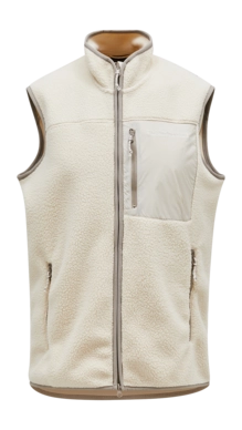 Bodywarmer Peak Performance Men Pile Vest Sand Fog