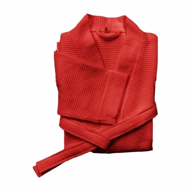 Peignoir Heckett and Lane Wafel Long Fiery Red